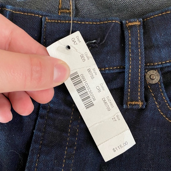 J. Crew dark denim toothpick jeans - Picture 3 of 3